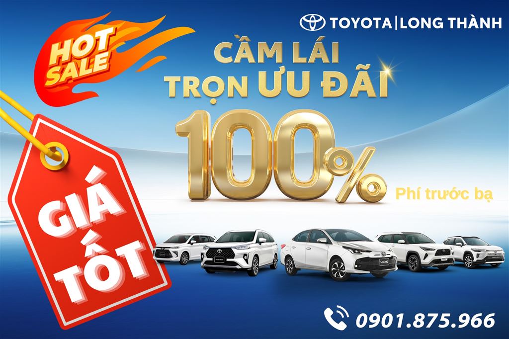 ♨️♨️♨️TOYOTA GIẢM 100% TRƯỚC BẠ 💯💯💯