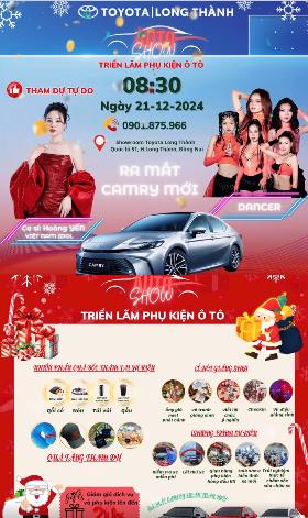 🔥🔥🔥Hãy đăng ký Vé Miễn Phí để cháy hết mình cùng Ca sĩ  Phan Hoàng Yến  trong sự kiện ra mắt Camry Hoàn toàn mới