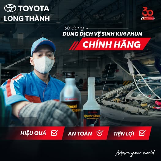 ⚡ Vì sao nên chọn Dung dịch vệ sinh kim phun chính hãng Toyota?