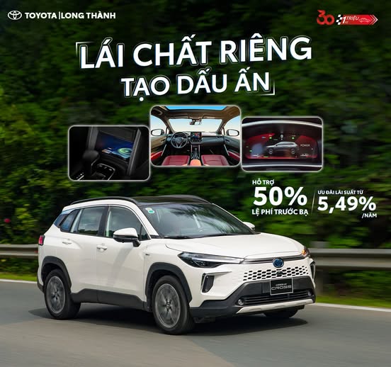 LÁI CHẤT RIÊNG, TẠO DẤU ẤN CÙNG COROLLA CROSS