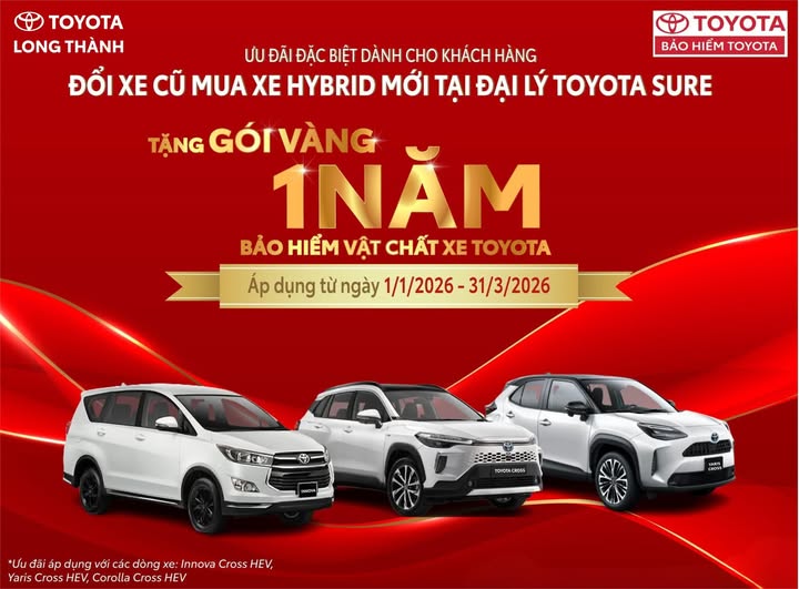 🚘 ĐỔI XE CŨ RƯỚC HYBRID – NHẬN QUÀ BẢO HIỂM VÀNG 🚘