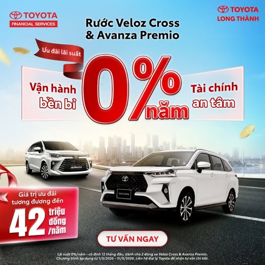 CHỐT NGAY BỘ ĐÔI VÔ LO Vì đã có Tài chính Toyota & Toyota Việt Nam lo hết