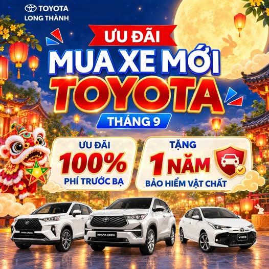 🌕🚗 TRUNG THU ĐOÀN VIÊN – RỘN RÀNG ƯU ĐÃI, SẴN SÀNG ĐÓN XE MỚI 🎁